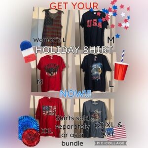 USA Themed Holiday Shirt Collection